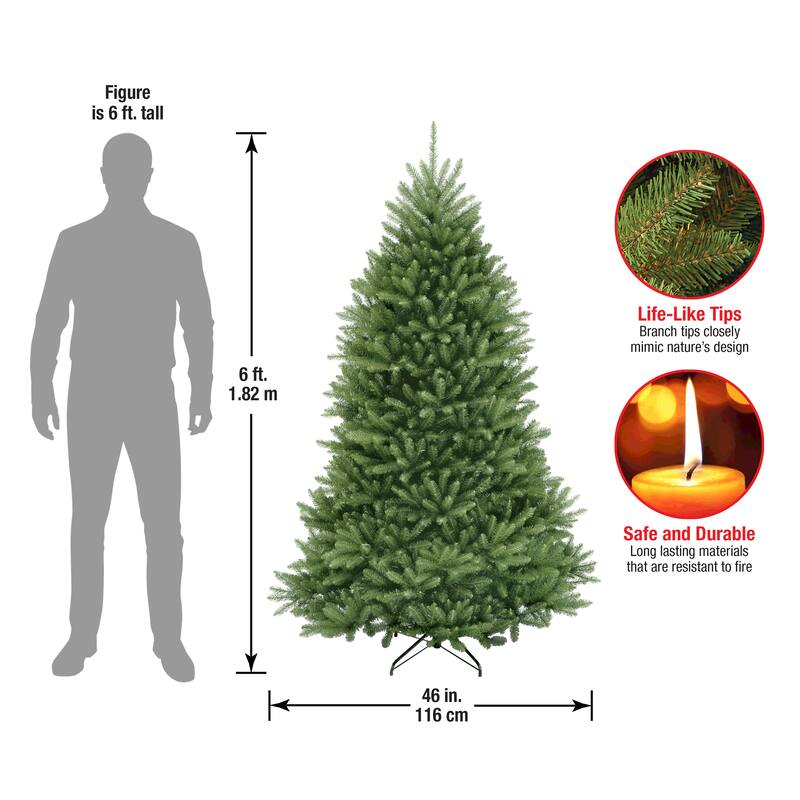 National Tree Company 6 ft. Dunhill Fir Tree - 6 Foot
