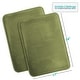 preview thumbnail 79 of 153, Empyrean Ultra Soft Plush Bathroom Rug - Non-Slip, Velvet, Memory Foam Bath Mat - Set of 2