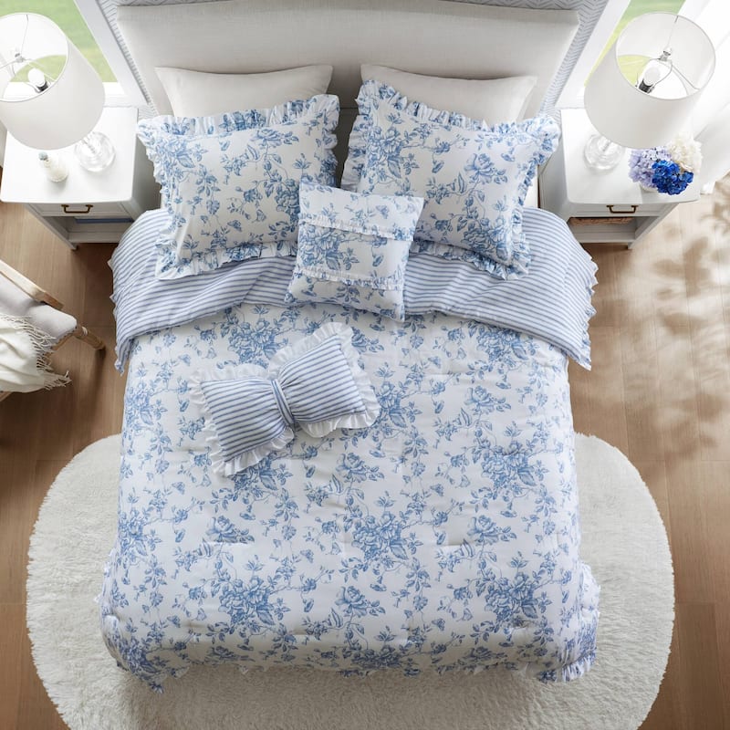 Madison Park Essentials Adele Comforter Set with Decorative Pillows