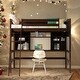 preview thumbnail 20 of 23, Twin size Loft Bed With Storage Shelves,Desk And Ladder for Home