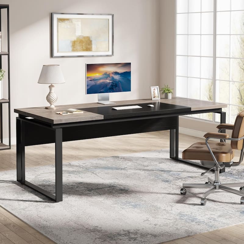 63" Modern Executive Desk/Table Home Office Computer/Writing Table with Sturdy Legs Workstation