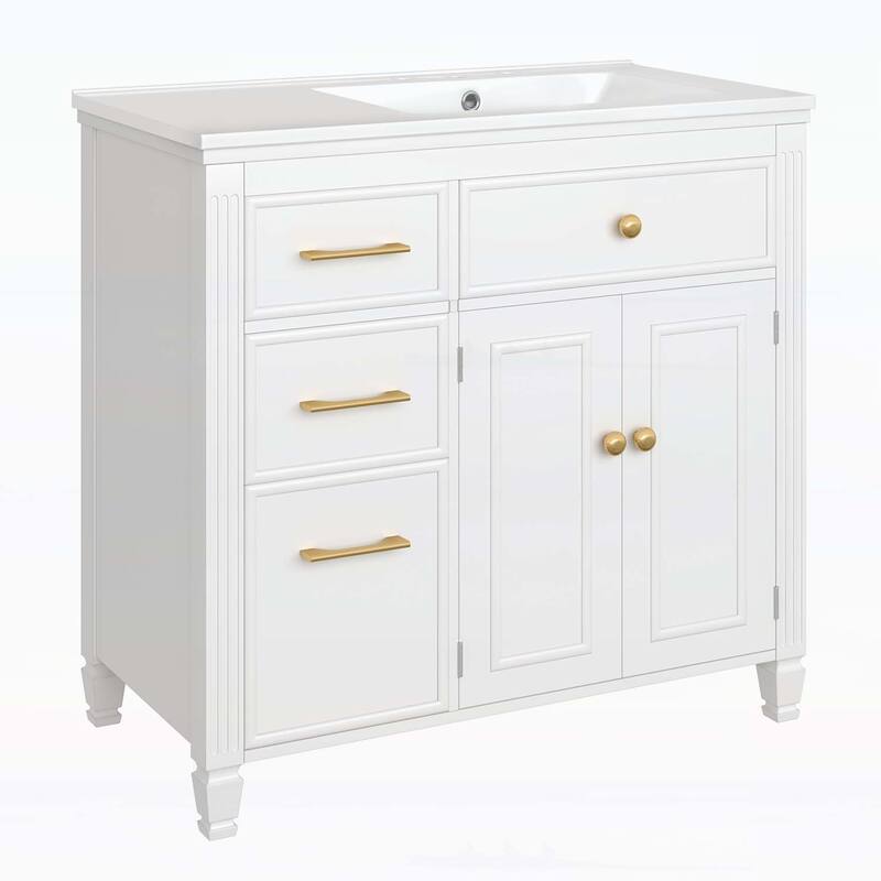 36" Bathroom Vanity with Sink