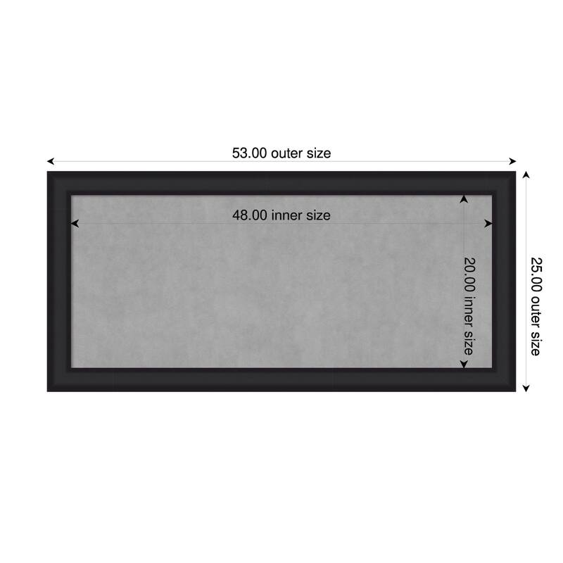 Amanti Art Oliver Black Framed - 53 x 25 in - Oliver Black