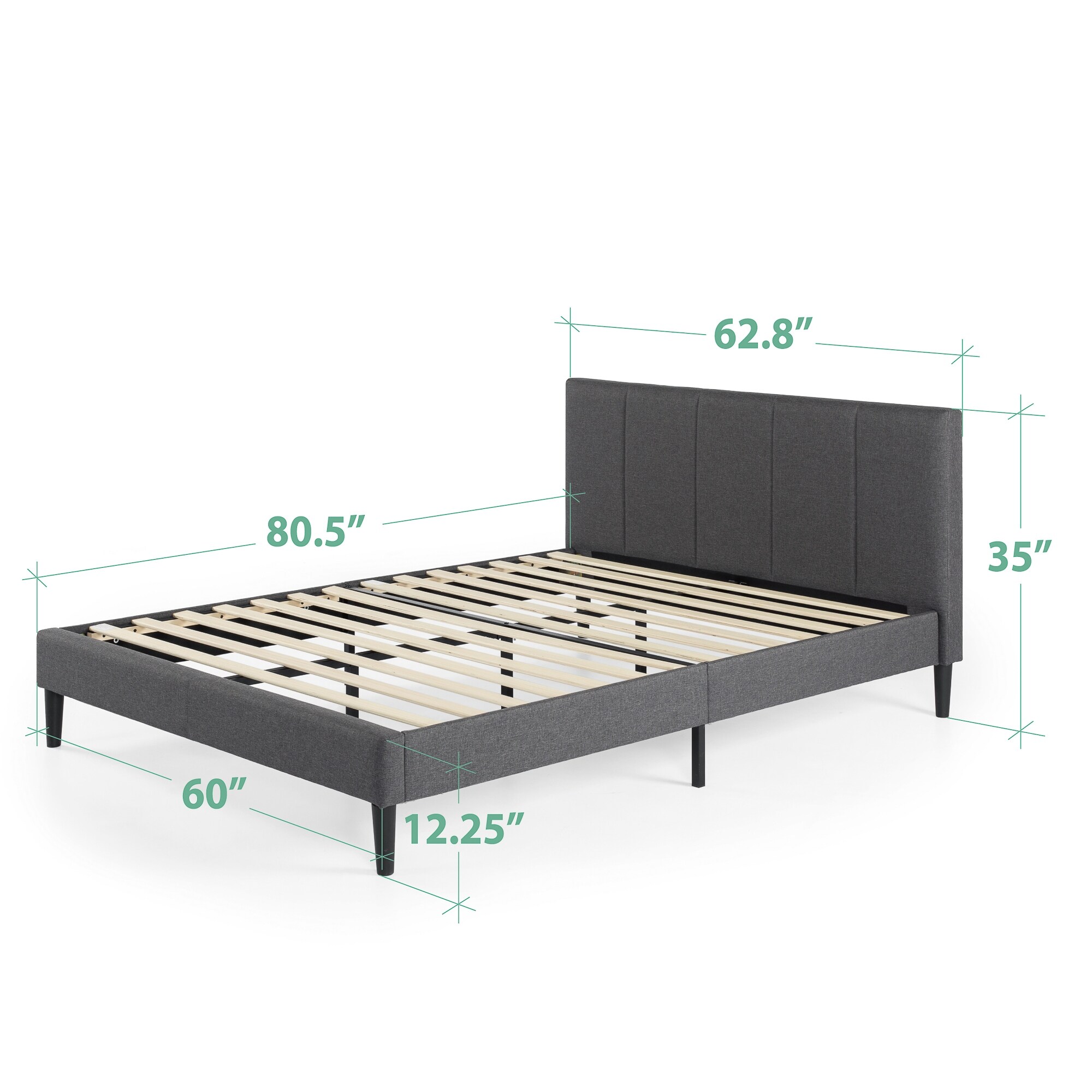 Priage by zinus upholstered platform bed deals