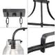 preview thumbnail 10 of 16, Modern Farmhouse 3-Light Linear Chandelier Seeded Glass Island Lights for Dining Room - L25"x W 5"x H 14"