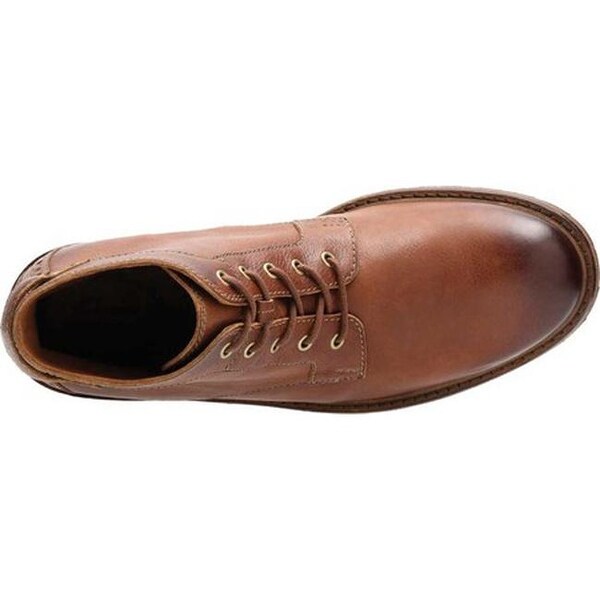 clarkdale bud dark tan leather