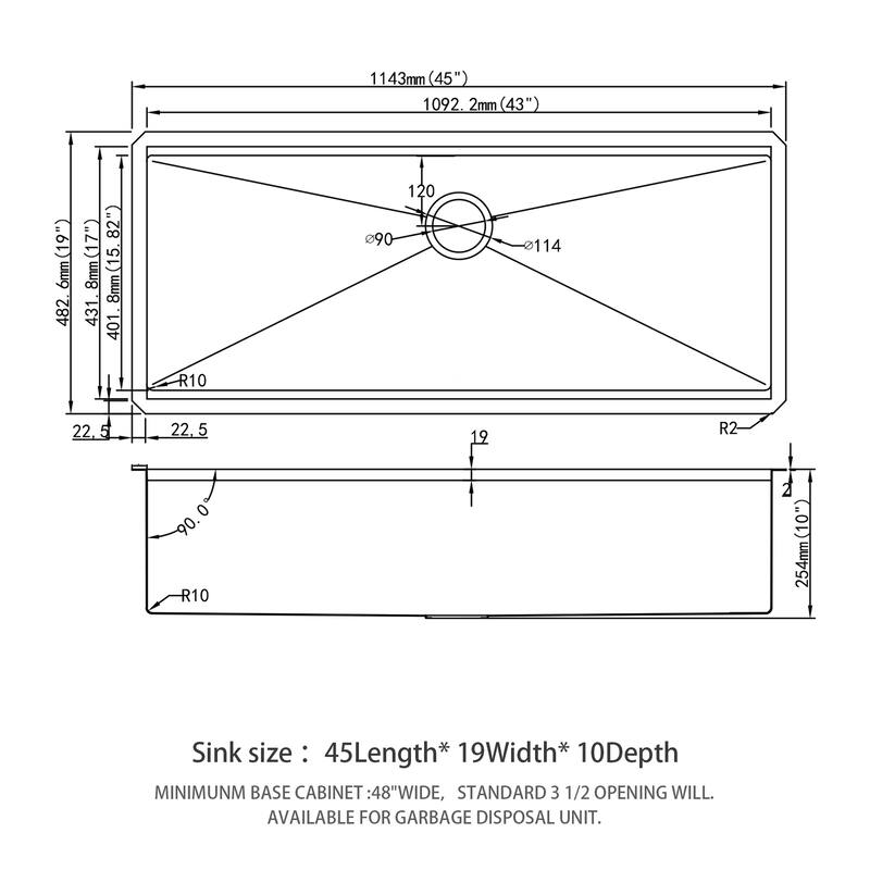 Undermount 16 Gauge Single Bowl Stainless Steel Kitchen Sink in Brushed Nickel
