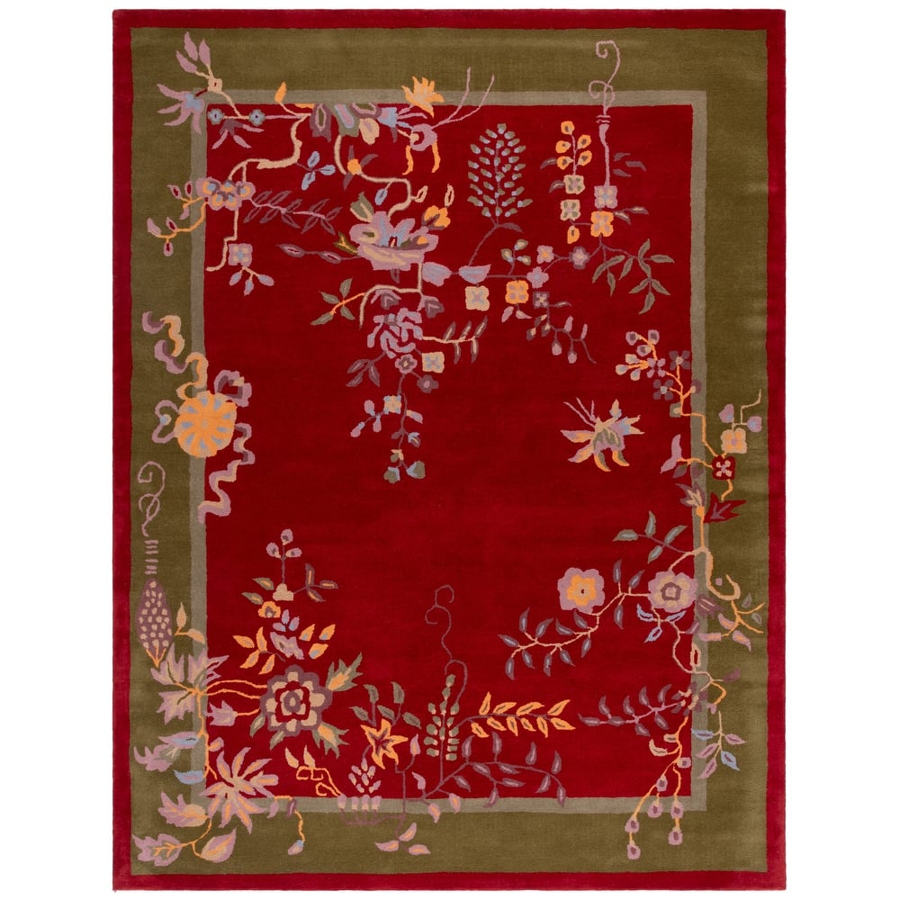 SAFAVIEH Handmade Metro Iroda French Country Wool Rug