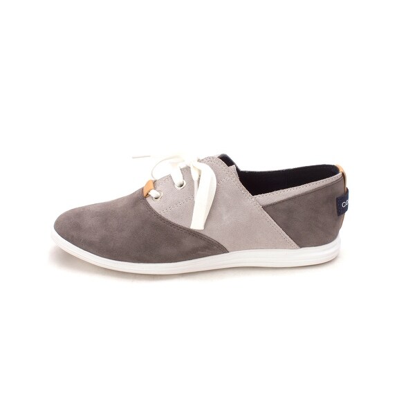 Cole Haan Womens 15A4156 Suede Low Top Lace Up Fashion Sneakers - 6