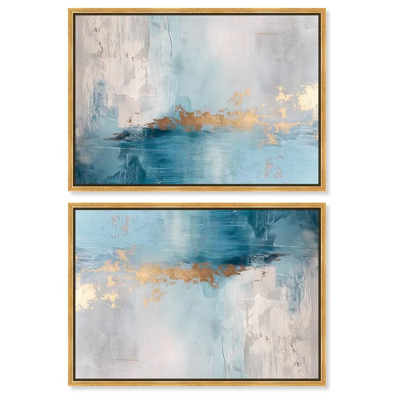 Turbulence II Canvas by Art Remedy - 24" x 24" - White