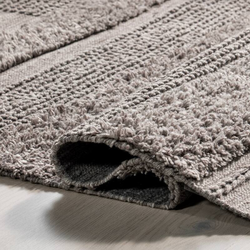Samba Textured Cotton-Blend Area Rug