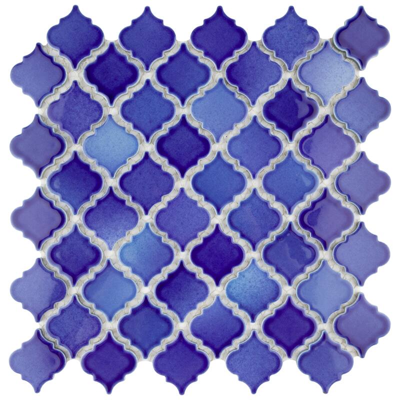 Merola Tile Hudson Tangier Niagara 12-3/8" x 12-1/2" Porcelain Mosaic Tile