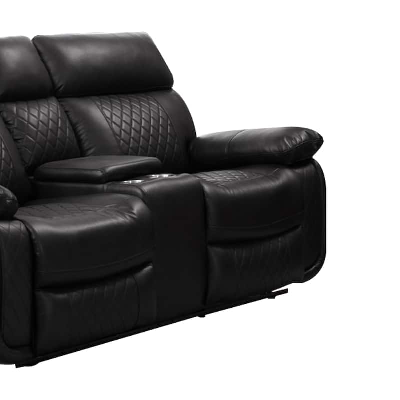 Infinity Power Reclining Faux Leather Reclining Loveseat