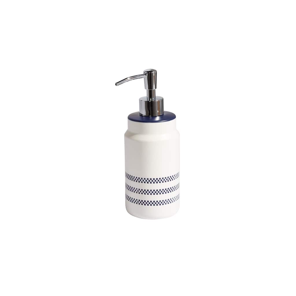 Panama Stripe Lotion Pump - Navy - Lotion Pump