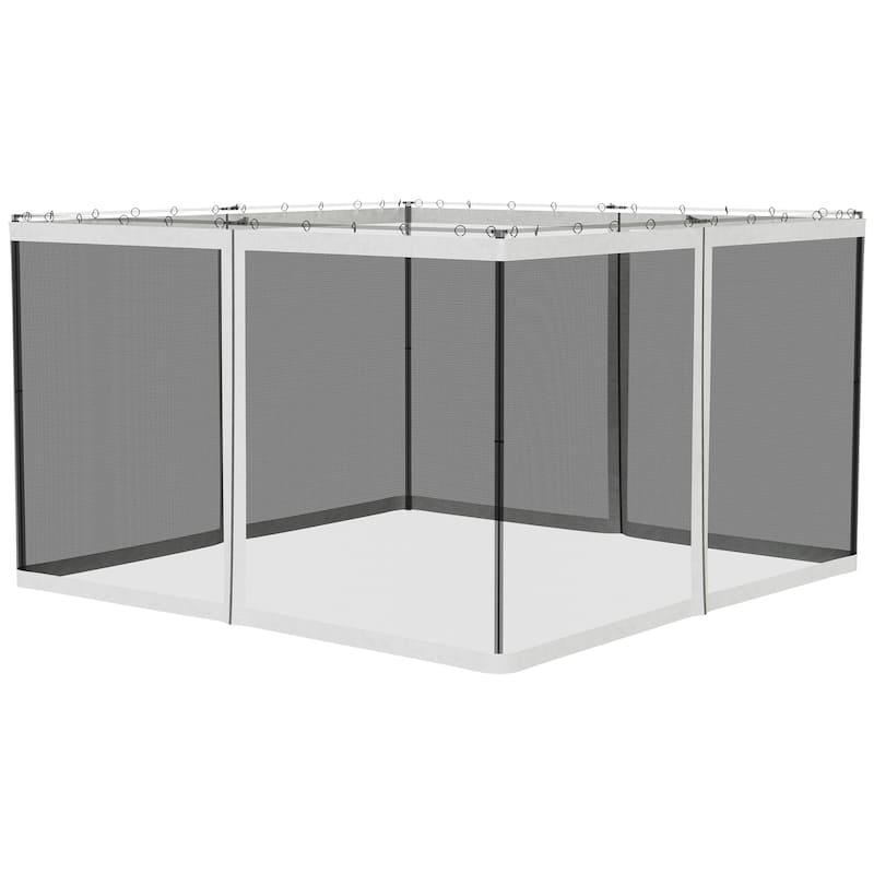 Outsunny Universal Replacement Mesh Sidewall Mosquito Netting