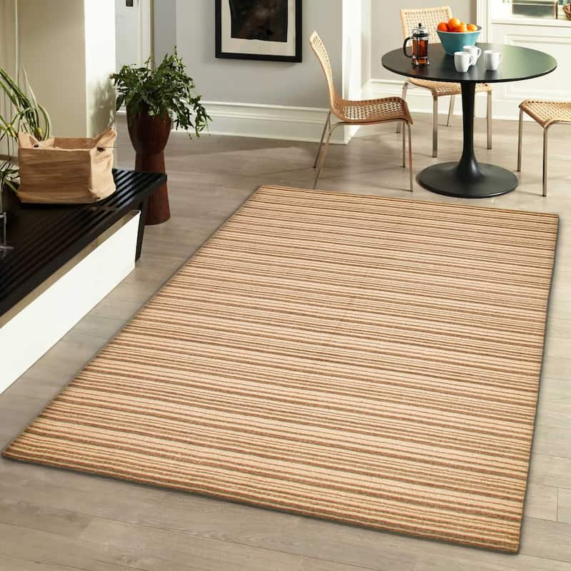 Kashkuli Gabbeh Tan Rug 7'6" x 10'8" - 7'6 x 10'8