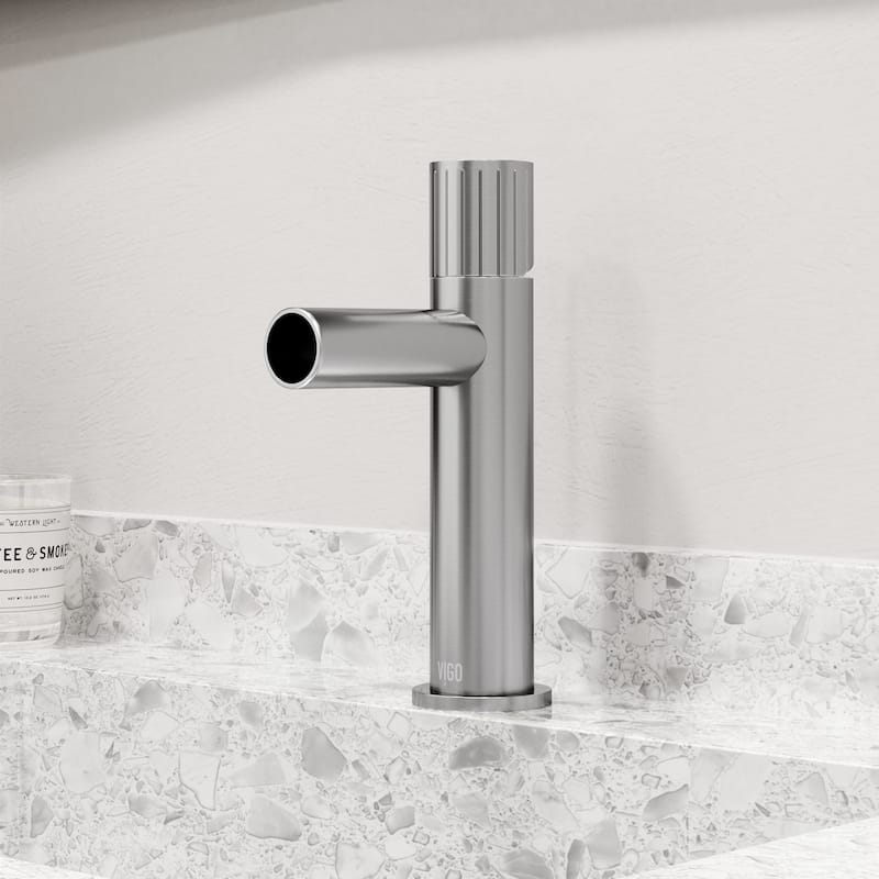 VIGO Ashford 8" H Single Handle Single Hole Bathroom Faucet