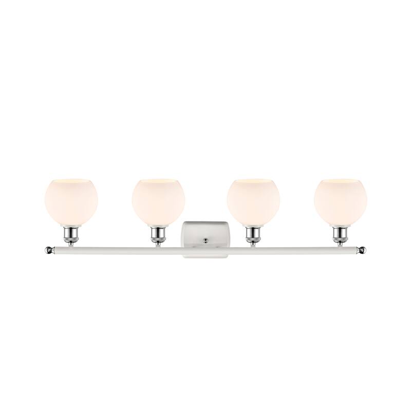 Innovations Lighting Athens - 4 Light 36" Bath Vanity Light - 6" Shade