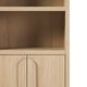 preview thumbnail 22 of 40, Middlebrook Designs 3 Shelf Open Arched Bookcase Cabinet