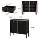 preview thumbnail 22 of 45, Timechee Kitchen Sideboard End Table Entry Accent Storage Cabinet