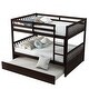 preview thumbnail 6 of 69, Full Over Full Bunk Bed with Twin Trundle