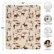 preview thumbnail 3 of 4, Sweet Jojo Designs Brown Western Cowboy Boy Toddler Blanket Baby Swaddle - Wild West, Southern Charm, Country South, Horse Steer