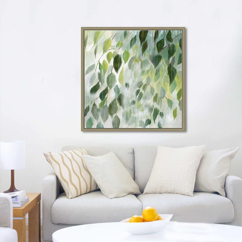 "Misty Leaves" Print on Floating Canvas
