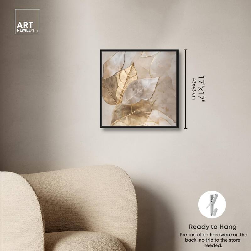 Golden Boughs Canvas by Art Remedy