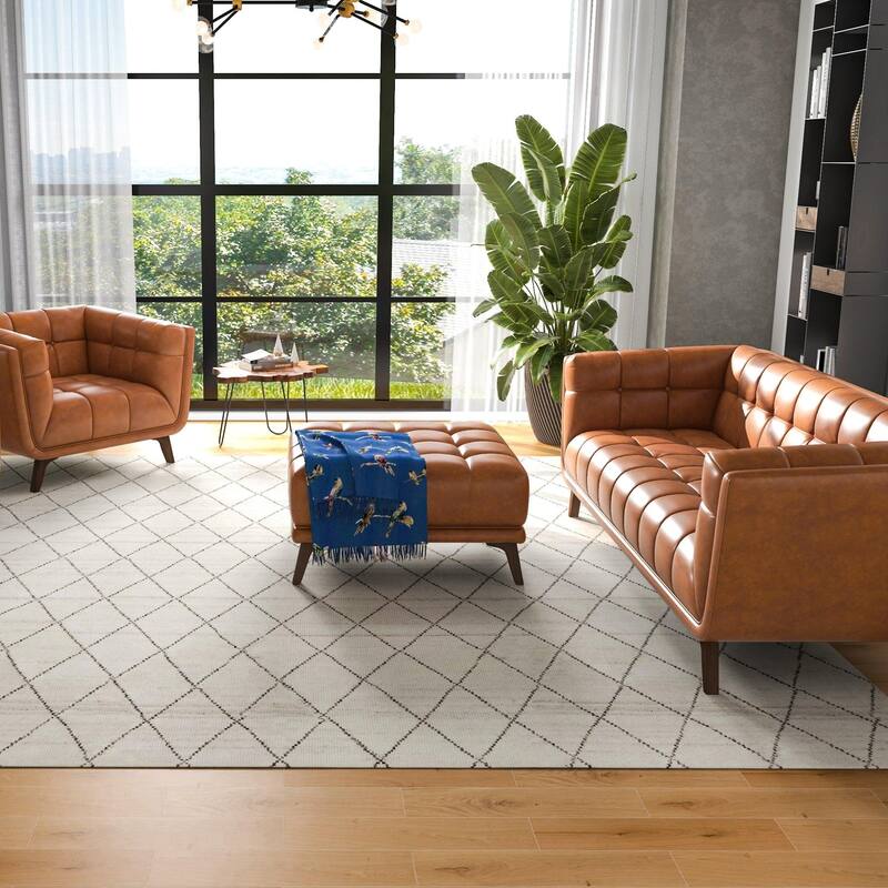 Addison Square Upholstered Ottoman Comfortable choice, multiple functions, classic design, and cozy corners