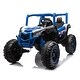 preview thumbnail 10 of 34, 24V Ride On XXL UTV Car for Kid, 2-Seat Off-Road Truck with Multifunction Blue