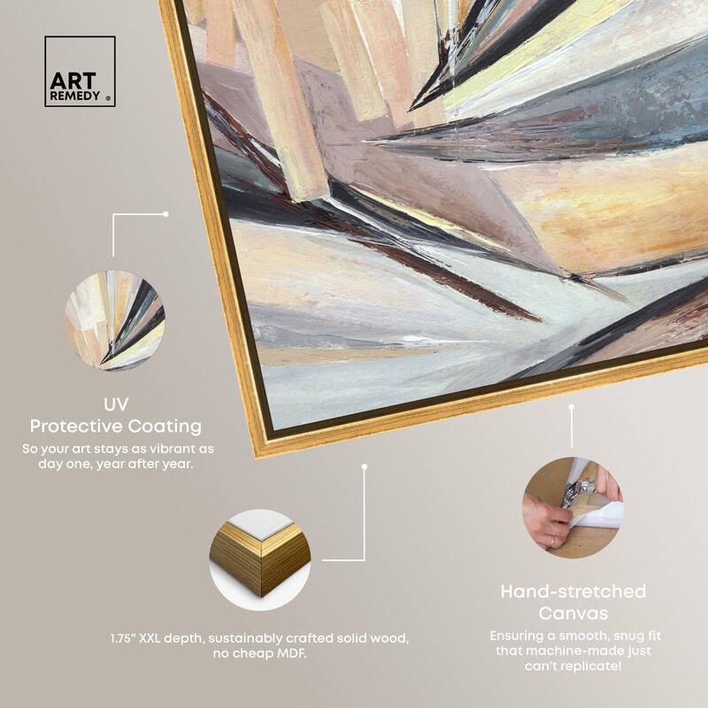 Balancing Lines I Canvas by Art Remedy