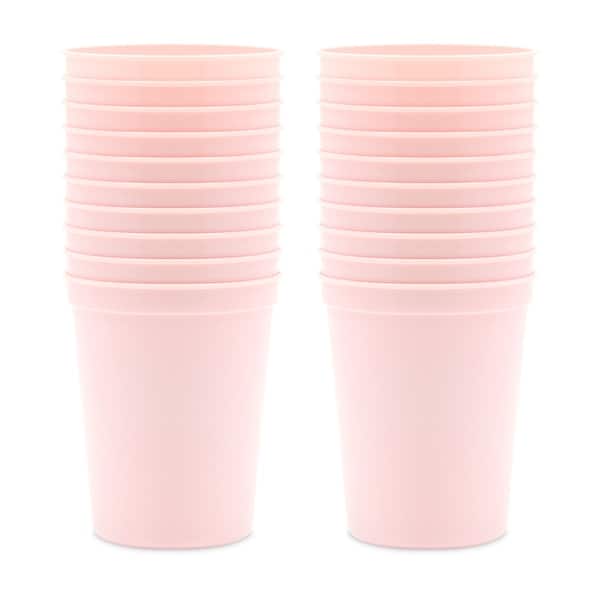 16oz Light Pink Plastic Stadium Cups for Birthday Party, Baby Shower (24  Pack) - Bed Bath & Beyond - 35977706