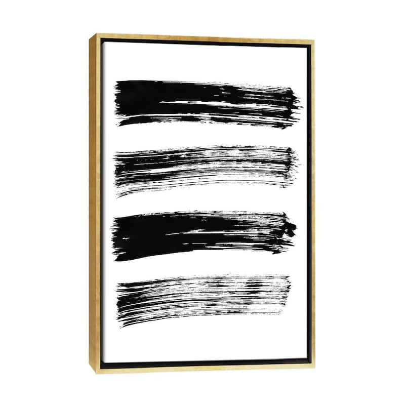 "Lines of the Heart" by Melissa Selmin Framed - Gold - 40x26