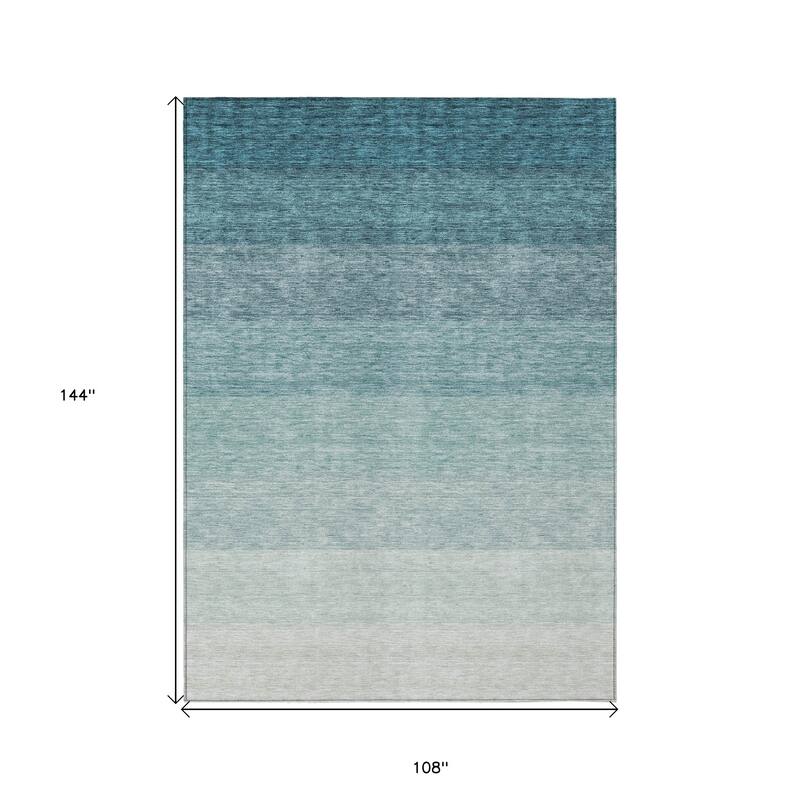 HomeRoots Ombre Transitional Rectangle Outdoor Rug