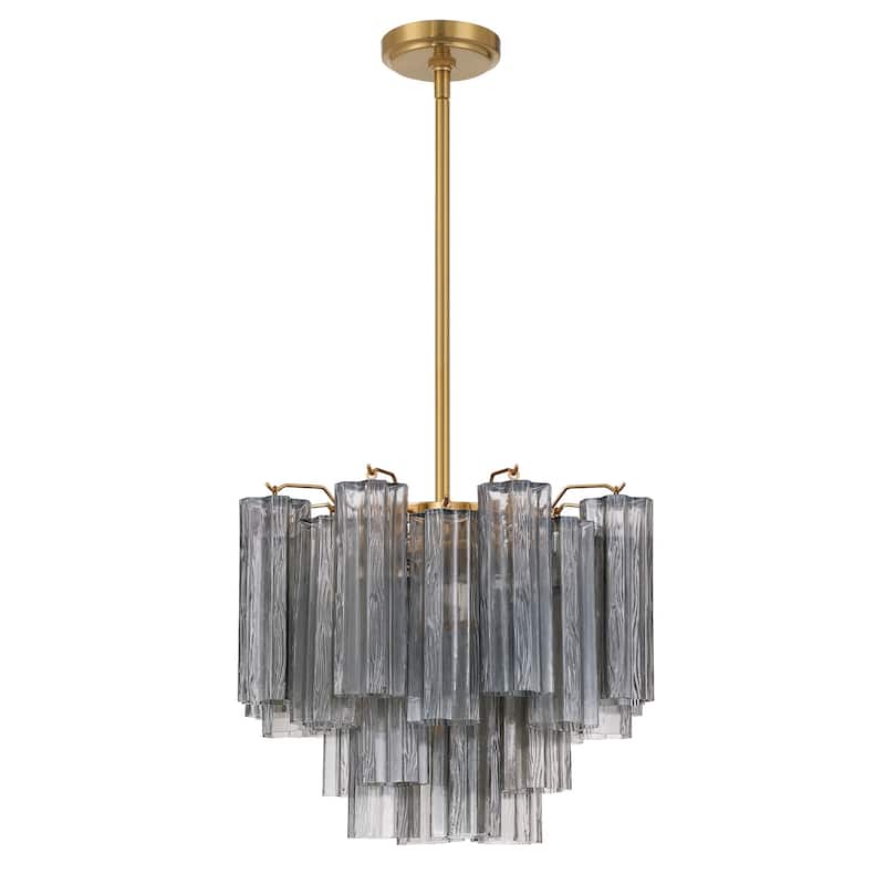 Crystorama Lighting Group ADD-300-SM Addis 4 Light 18" Wide Chandelier