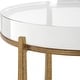 preview thumbnail 6 of 4, Uttermost Midas Antique Gold Accent Table