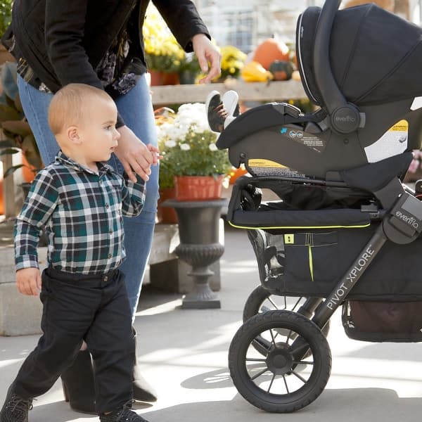 Evenflo Pivot Xplore Stroller Wagon Infant Car Seat Adapter - Black