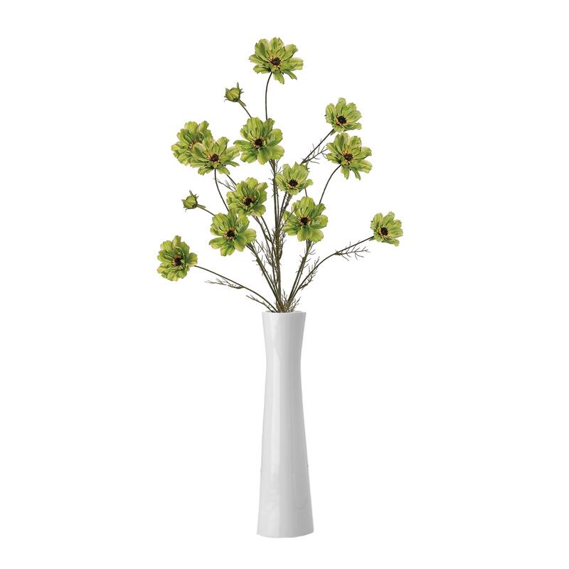 32" Green Cosmos Artificial Decorative Floral Spray