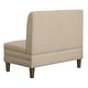 preview thumbnail 13 of 18, Lifestorey Kerrington 3-Piece Channel Back Upholstered Banquette Set