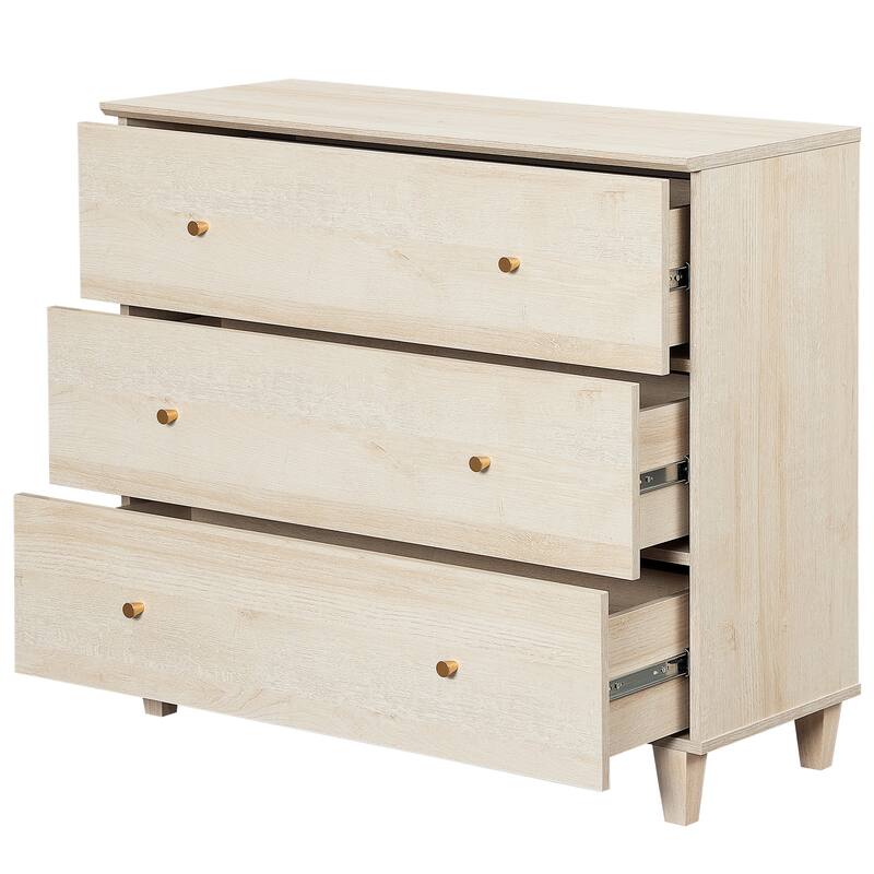 WAMPAT 6-Drawer Dresser and Nightstands Set of 3 for Bedroom, 70.8"