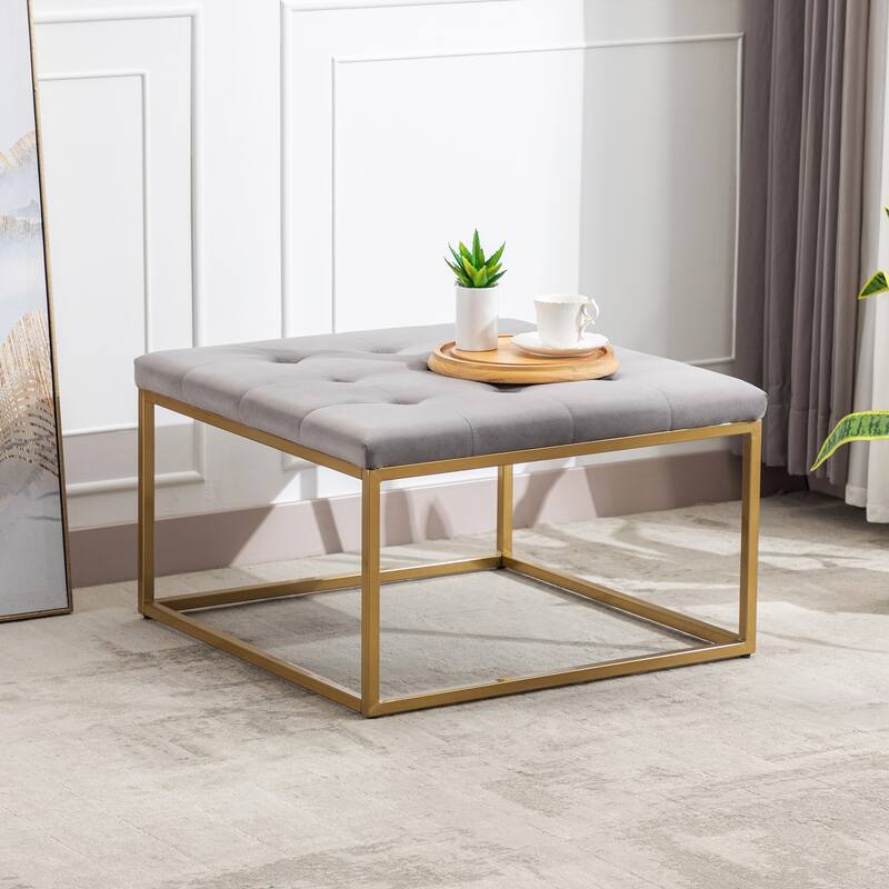 Square Ottoman Coffee Table 28"L x 28"D x 17"H