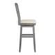 preview thumbnail 47 of 61, Eleanor Slat Back Wood Swivel Stool by iNSPIRE Q Classic