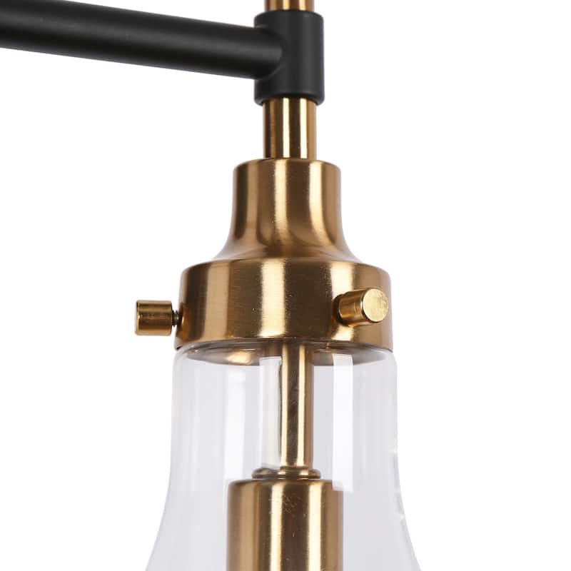 Synia Modern Contemporary Globe 2-Light Bathroom Vanity Lights Tear Drop Wall Lamp Hallway Living Room