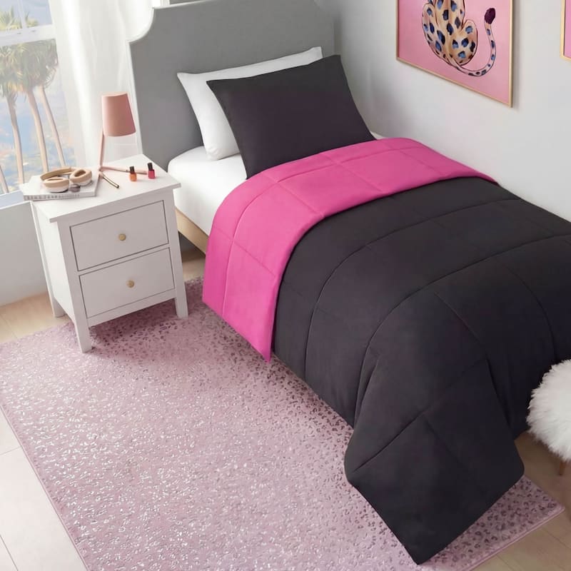 Juicy Couture Metallic Leopard Plush Rugs