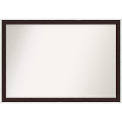 Maya Non-Beveled Framed Bathroom Vanity Wall Mirror