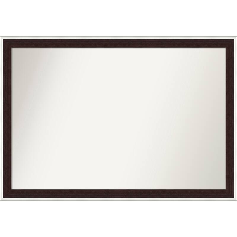 Maya Non-Beveled Framed Wall Mirror