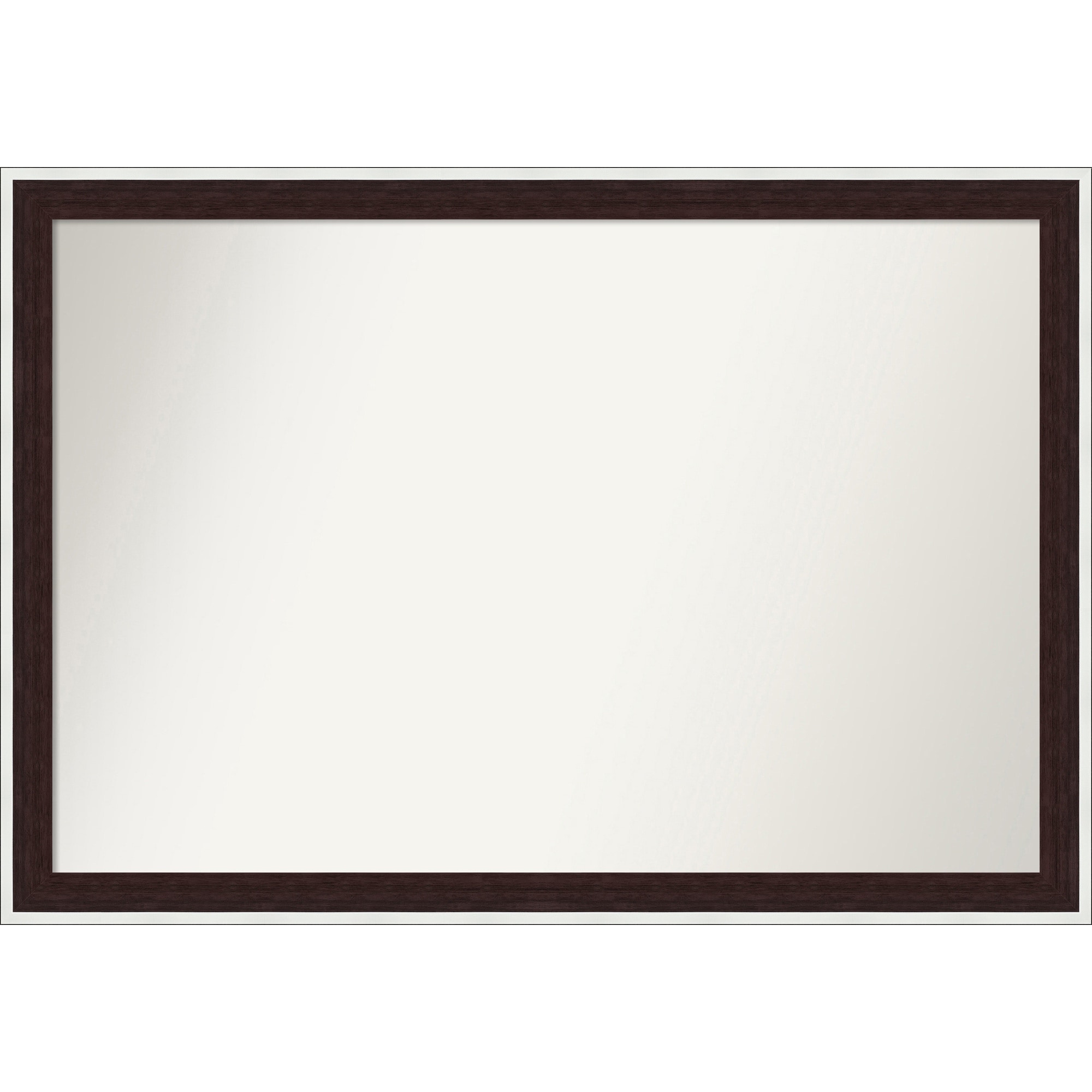 Maya Non-Beveled Framed Wall Mirror