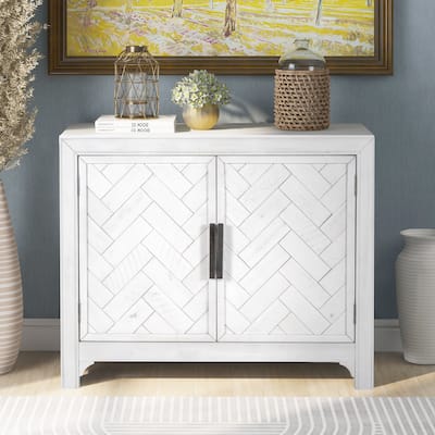 40'' Console Table Sofa Table for Living Room with 2 Shelves