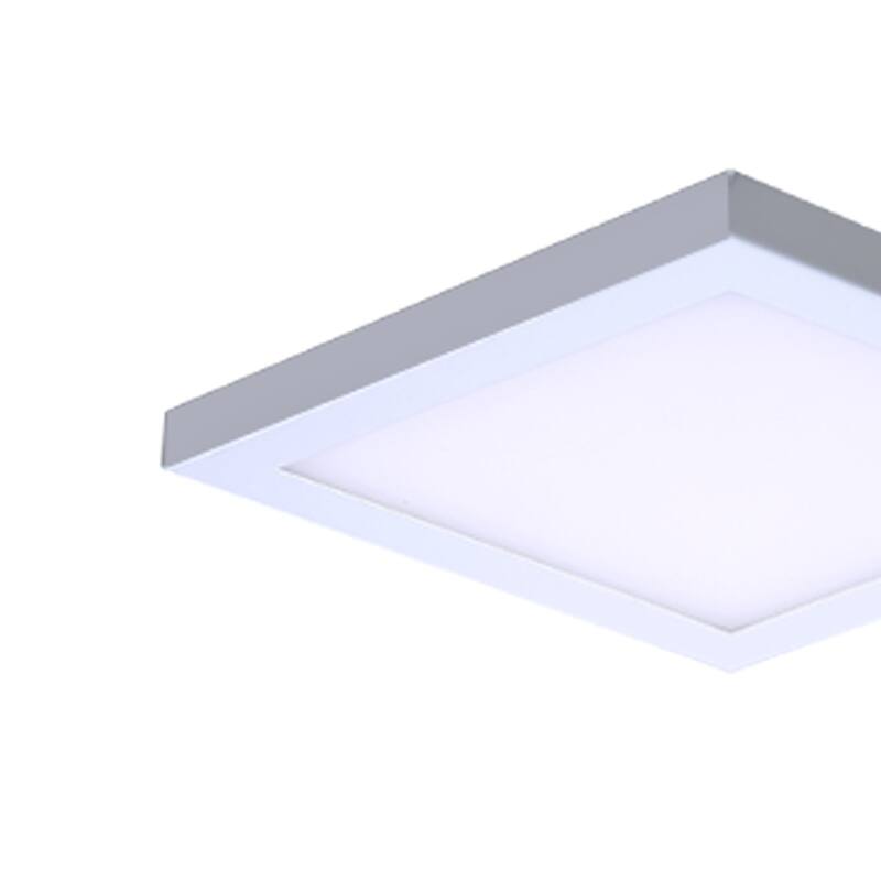Amax Lighting LED Edge lit square light Dimmable 18W in White Finish
