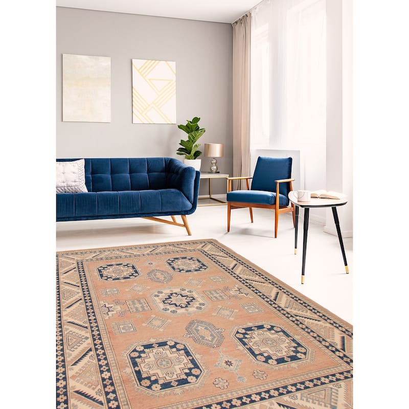 ECARPETGALLERY Hand-knotted Finest Ghazni Copper Wool Rug - 9'0 x 12'2